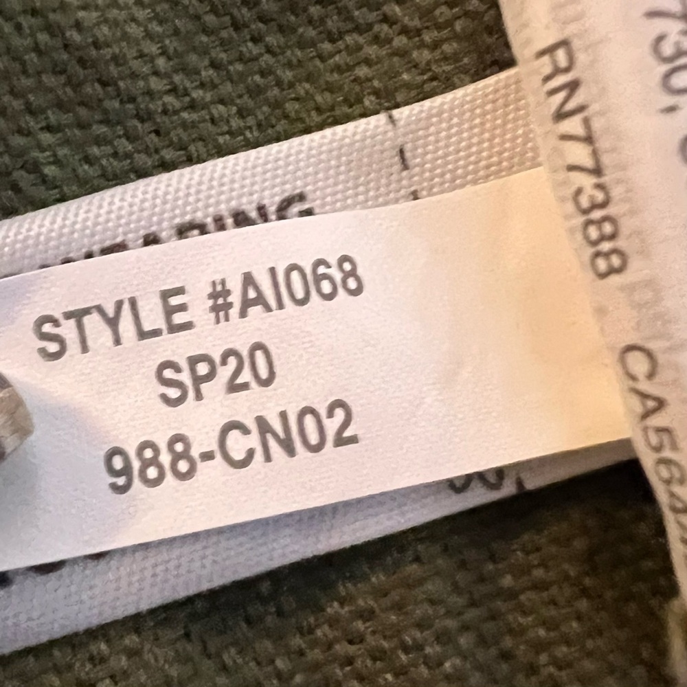 MADEWELL Dispatch Jacket Olive Army Green Military Style Canvas Size XS - Picture 14 of 15